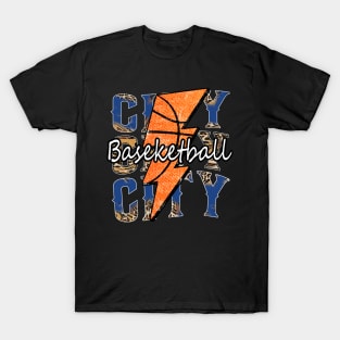 Graphic Basketball City Proud Name Vintage T-Shirt